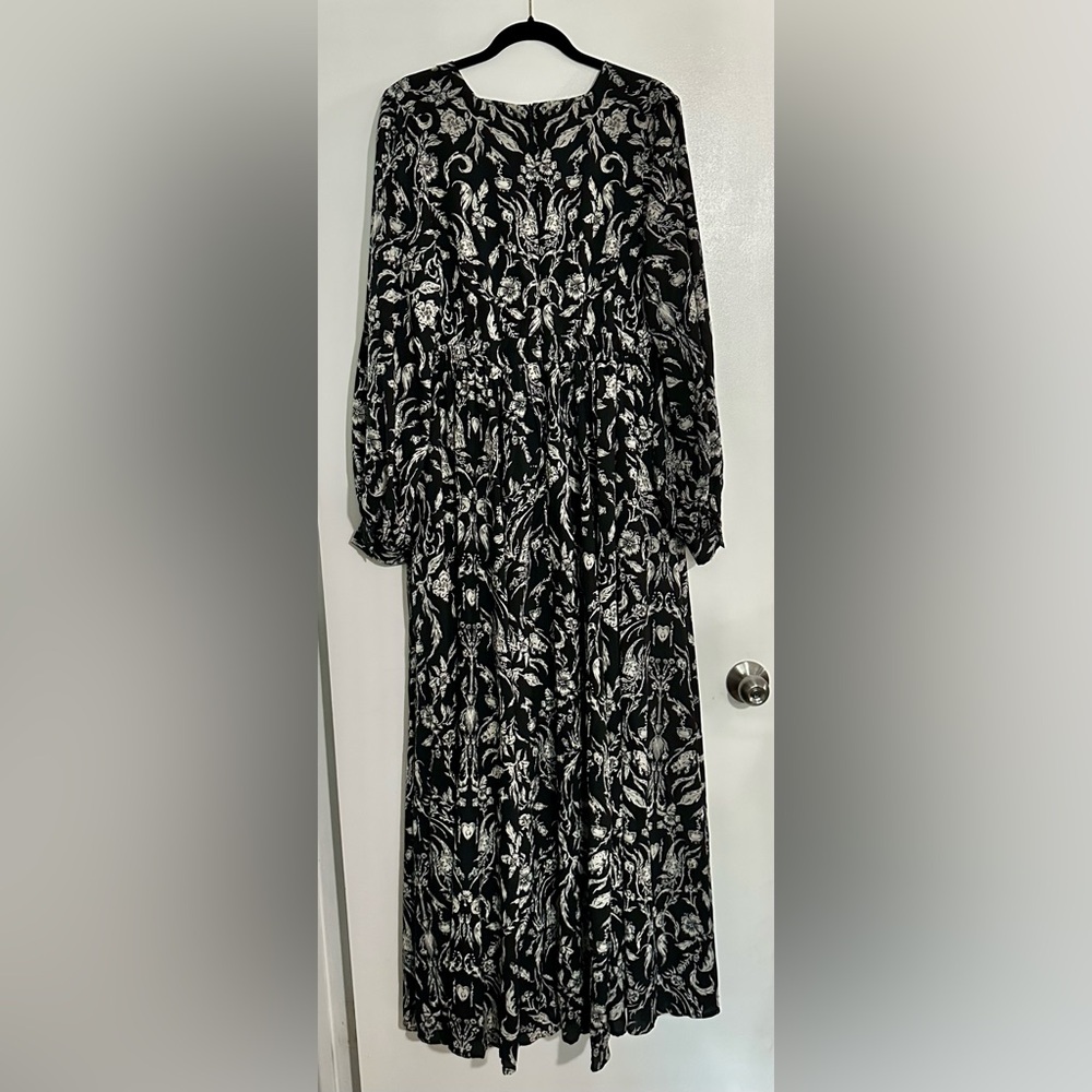 Belladonna Maxi Dress in Cottage Witch Toile Print NWT XL - Picture 7 of 10
